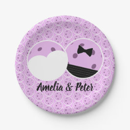 リングや輪のピックル結婚ボール前の最後のスイング ペーパープレート