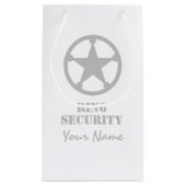 リングや輪のリング結婚ベアラー子供のセキュリティ抱き枕 スモールペーパーバッグ (裏面)