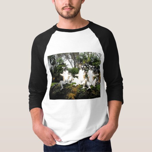 リングや輪の尾の動物がスペインで温まる Tシャツ (正面)