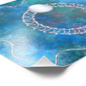 リングや輪の水写真プリント フォトプリント            (角)