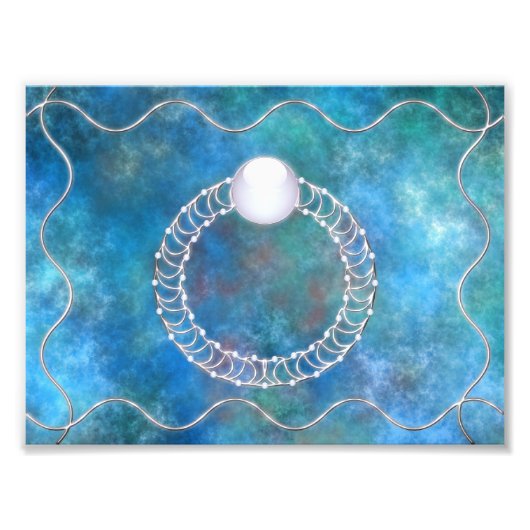 リングや輪の水写真プリント フォトプリント            (正面)