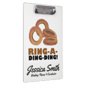 リングや輪の贈りパーソナライズされたウェディングプランナー クリップボード (右)