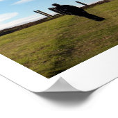 リングや輪の防壁 ポスター (角)