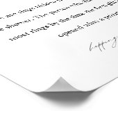 リングや輪エレガント狩りゲームブライダルシャワーゲームサイン ポスター (角)