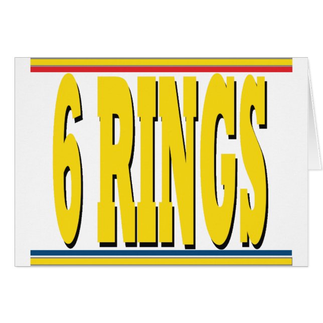 リングや輪カード (正面横)