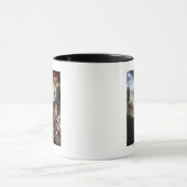 リングや輪キャラクターコラージュ マグカップ (中央)