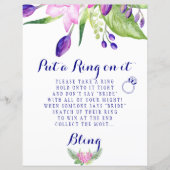 リングや輪ゲエレガントームフローラブライダルシャワー (正面)