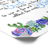 リングや輪ゲーム多肉性ブライダルシャワーゲーム ポスター (角)