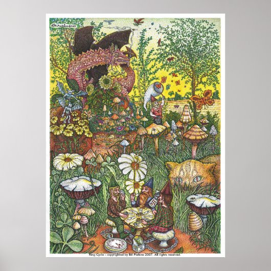 リングや輪サイクルポスター ポスター (正面)