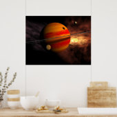 リングや輪シャドウ ポスター (キッチン)