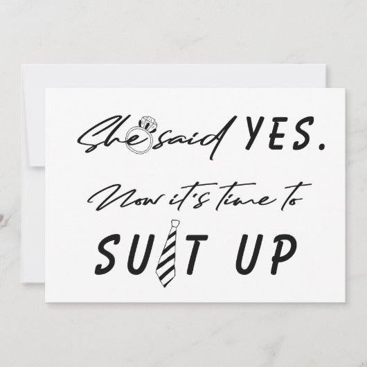 リングや輪スクリプトの提案に対応するおもしろいベアラー時間 招待状 (正面)