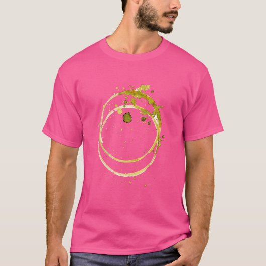 リングや輪ステンドコーヒーとバリスタ Tシャツ (正面)