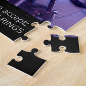 リングや輪セキュリティパズル招待状 ジグソーパズル (側面)