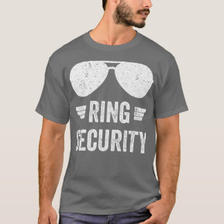 リングや輪セキュリティリングや輪ベアラーボーイズユースメンズのための資金 Tシャツ