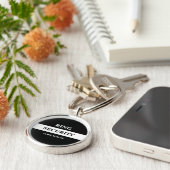 リングや輪セキュリティリングや輪ベアラ キーホルダー (側面)