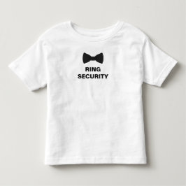 リングや輪セキュリティリングや輪ベアラ トドラーTシャツ