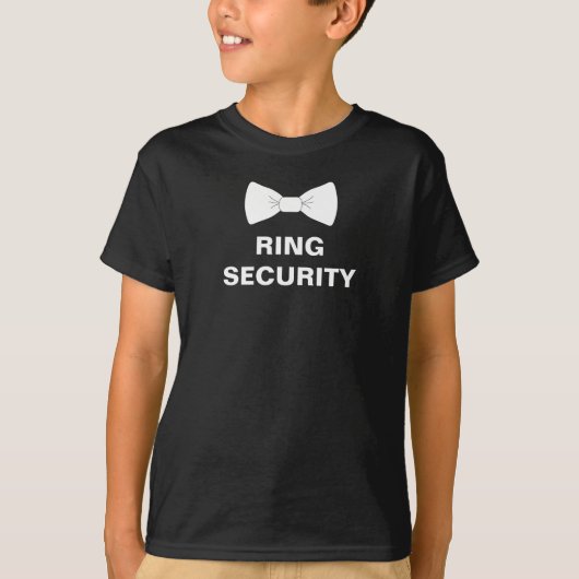 リングや輪セキュリティリングや輪ベアラ Tシャツ (正面)