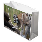 リングや輪テイルムールマザーアンドベビー ラージペーパーバッグ (裏面アングル)