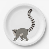 リングや輪テイルムール ペーパープレート (正面)