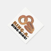 リングや輪デディング結婚婚約バチェロレッテ スタンダードカクテルナプキン (角)