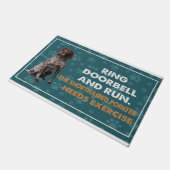 リングや輪ドアベルと短走縮したポインタが必要 ドアマット (アングル)