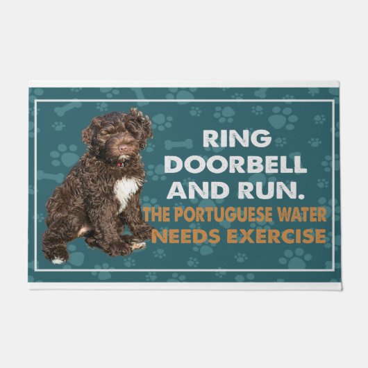 リングや輪ドアベル走とポルトガルの水が必要E ドアマット (正面)