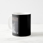 リングや輪ネコ動きミーム コーヒーマグカップ (正面左)