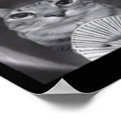 リングや輪ネコ動きミーム ポスター (角)