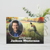 リングや輪ネックキジオンドリ記念碑 招待状 (スタンド正面)