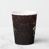 リングや輪バチェロレッテの前の最後の浮動 – 赤 紙コップ (左)