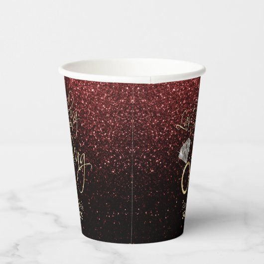 リングや輪バチェロレッテの前の最後の浮動 – 赤 紙コップ (右)