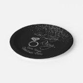 リングや輪バチェロレッテの前の最後の興行成績 – シルバー ペーパープレート (アングル)