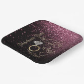 リングや輪バチェロレッテバラ金ゴールドの前の最後の発生 ペーパープレート (傾斜あり)