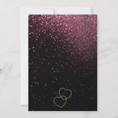 リングや輪バチェロレッテバラ金ゴールドの前の最後の発生 招待状 (裏面)