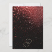 リングや輪バチェロレッテ赤の前の最後の浮動 招待状 (裏面)