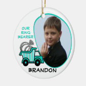 リングや輪ベアラダンプトラック写真 セラミックオーナメント (左)