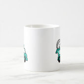 リングや輪ベアラダンプトラック コーヒーマグカップ (中央)