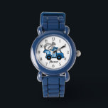 リングや輪ベアラダンプトラック 腕時計<br><div class="desc">青いダンプトラックのリングのベアラウォッチ結婚は、特別な小さなリングのベラ感謝していーのための完璧なギフトを作る。特別な名前を付けてパーソナライズ。</div>