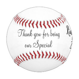 リングや輪ベアラパーソナライズされたー名 野球ボール