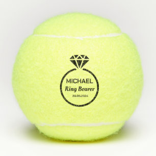 リングや輪ベアラーお願い テニスボール