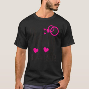 リングや輪ベアラーかわいい婚約マッチングニュースリワード Tシャツ