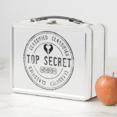 リングや輪ベアラーのセキュリティボックス メタルランチボックス (インサイチュ)