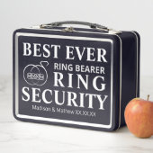 リングや輪ベアラーのトップシークレットリングや輪セキュリティボックス メタルランチボックス (インサイチュ)