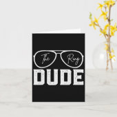 リングや輪ベアラーウェディングパーティーリングや輪セキュリティドゥデマーリ カード (黄色い花)