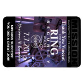 リングや輪ベアラーサンキューマグネット マグネット (横)