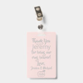 リングや輪ベアラーセキュリティバッジ バッジ (裏面 （クリップ付）)