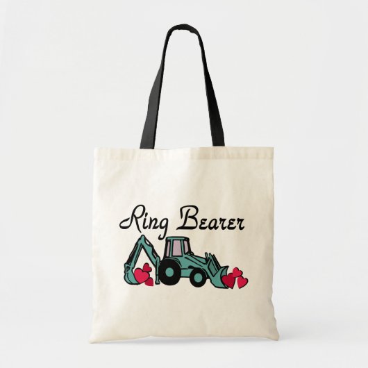 リングや輪ベアラーバックホー トートバッグ (正面)