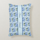 リングや輪ベアラー新郎名付き枕 アクセントクッション (正面(垂直))