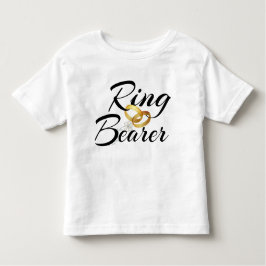 リングや輪ベアラ結婚ーのバンド トドラーTシャツ