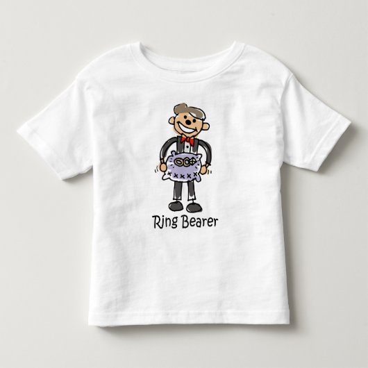 リングや輪ベアラTシャツ トドラーTシャツ (正面)